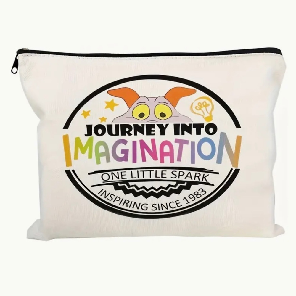 Figment Imagination canvas makeup bag